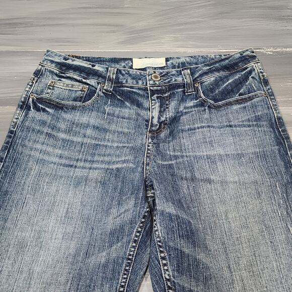 Maurices Jeans Taylor Boot Cut Size 11/12 Short Distressed - Picture 6 of 10